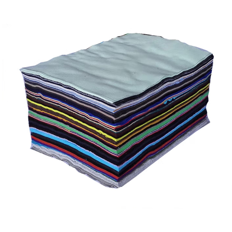 兴酉 擦机布 杂色 千克高清大图