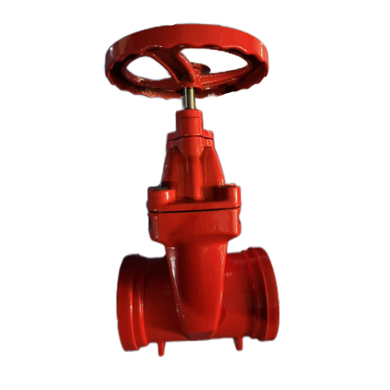 济俊 软密沟槽消防闸阀 ZSZF-100(G) DN100高清大图