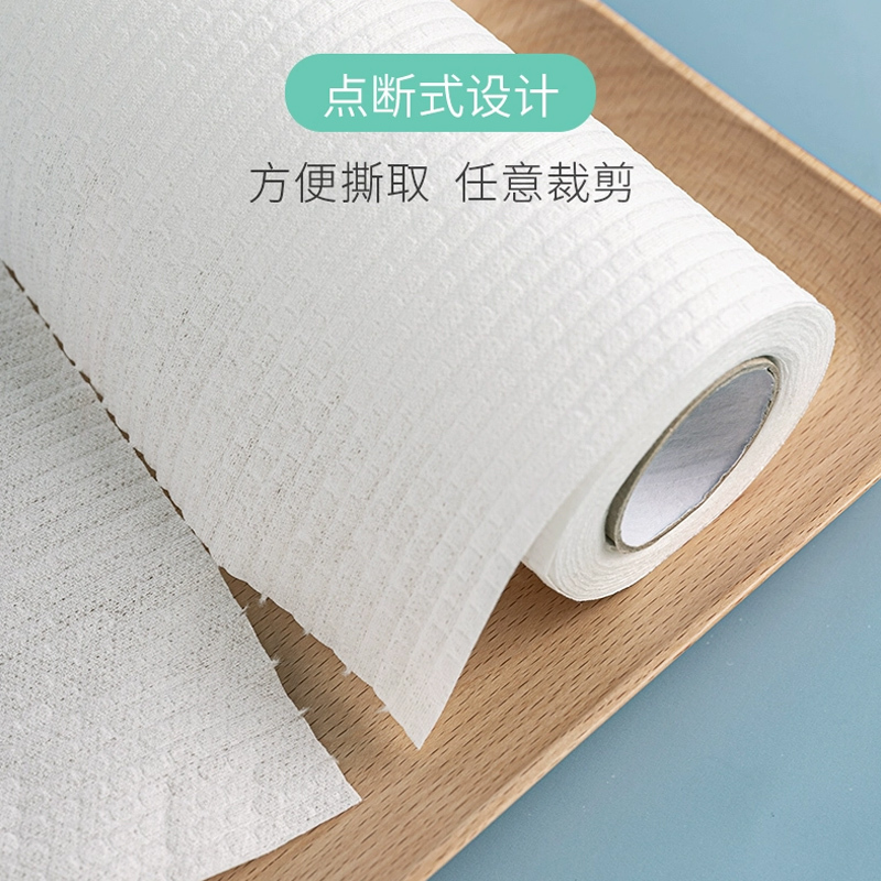 [苏宁宜品]懒人抹布一卷50片*5卷干湿厨房纸可水洗无纺布加厚一次性洗碗布高清大图