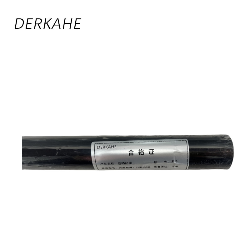 DERKAHE 防晒贴膜 纯黑加厚1.52米*30米 卷高清大图