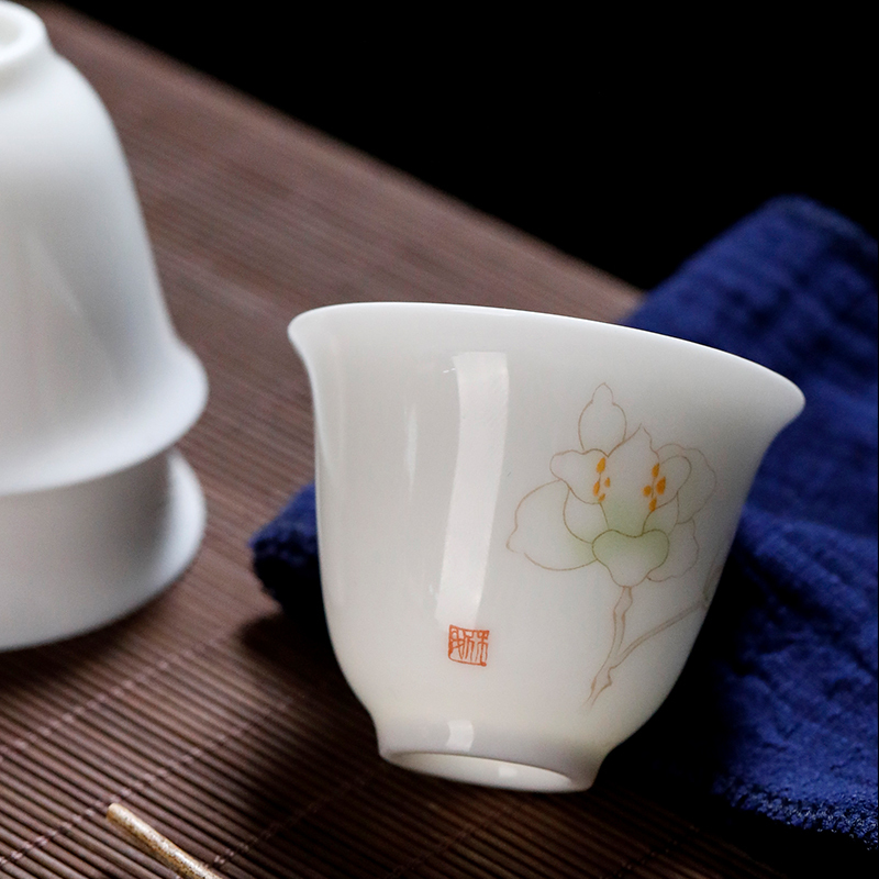 言艺(yanyi) 旅行茶具套装便携式包快客杯一壶三杯户外 云中梦木初晨