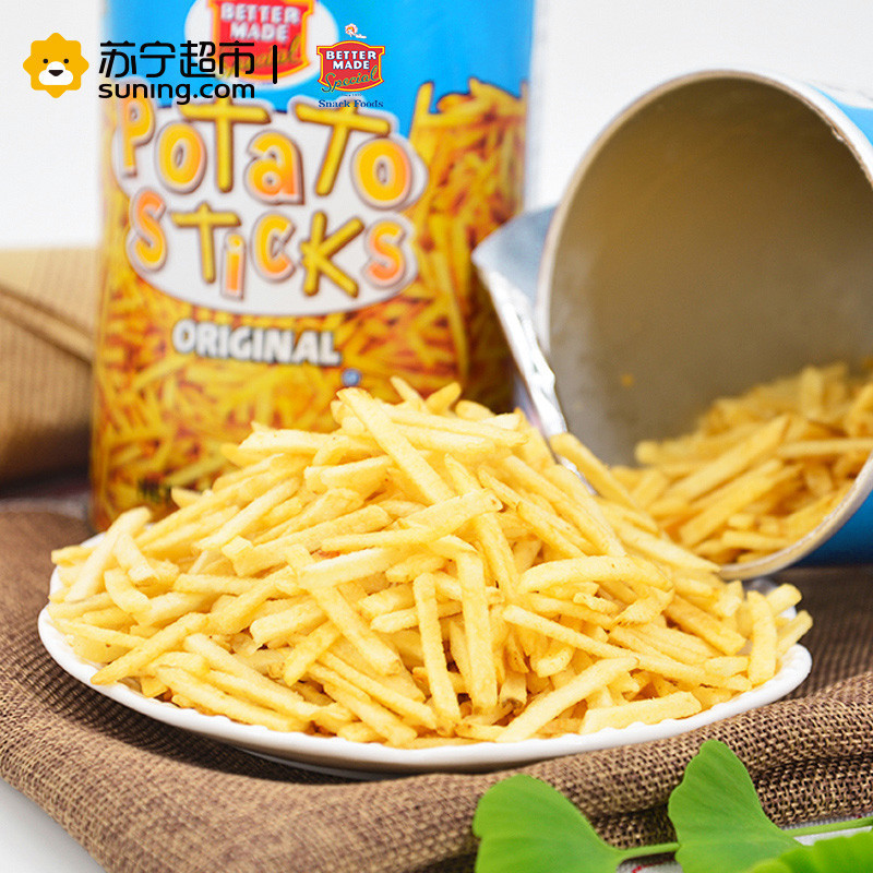 倍特美(BETTER MADE)盐醋味薯条155.9g/罐