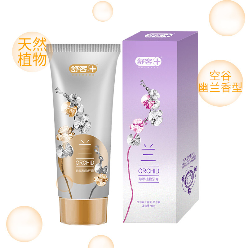 舒客珍萃植物空谷幽兰香型牙膏90g