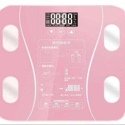 触摸屏电池款玫瑰金[送电池+皮尺] 华为旗下智能体脂秤华为体重秤体脂称华为体脂秤智能精准人体脂