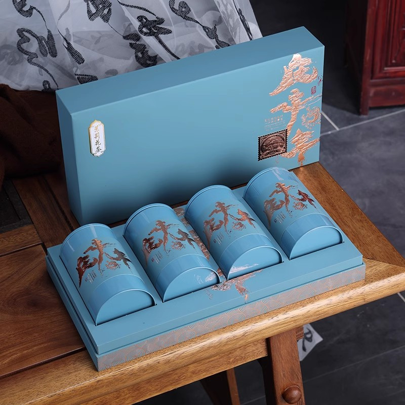 茉莉花茶2025新茶飘雪浓香型茶叶花草茶绿茶高山高档礼盒装送礼