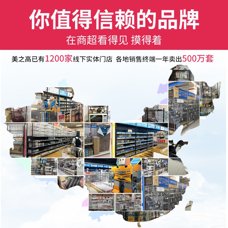 厨房置物架落地多层多功能收纳可调高度家用微波炉烤箱架子收纳层架 三维工匠高清大图