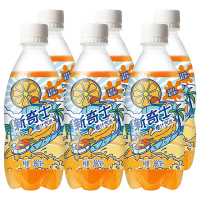 屈臣氏(Watsons) 新奇士 碳酸果味汽水饮料 橙汁380ml*6瓶