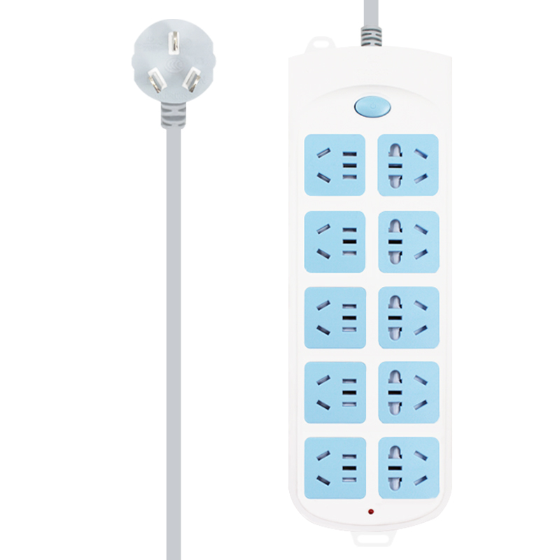 公牛GN-605 10位总控3米插排高清大图