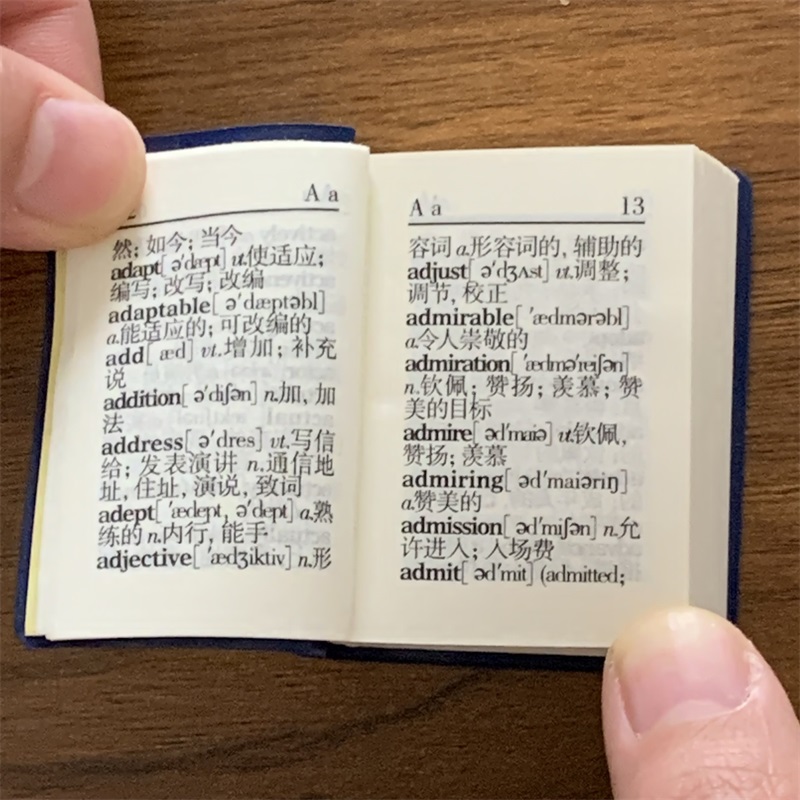 英汉小词典 [正版]英汉小词典字典 小小口袋丛书 微型国学 吉林文史出版萌礼物迷你 共602页 张立杰 主编 迷你经典国高清大图