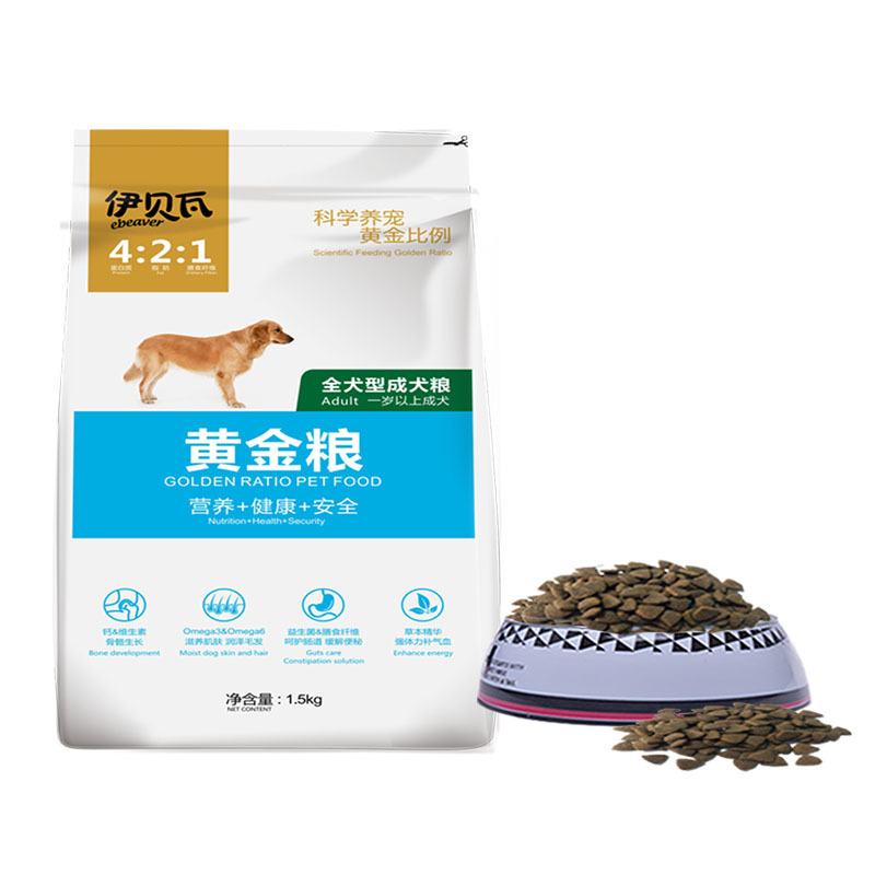 伊贝瓦黄金粮全犬型成犬粮1.5kg