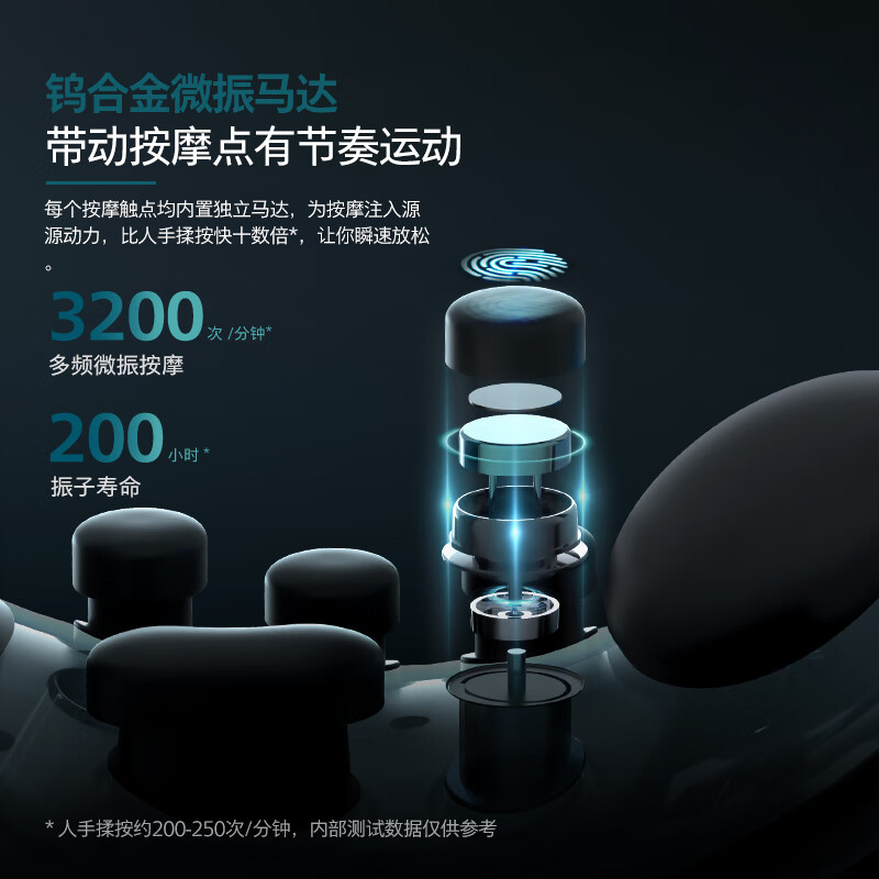 飞利浦(PHILIPS)眼部按摩仪可视化护眼仪硅胶点振揉按热敷护眼按摩器眼罩缓解疲劳 7201E高清大图