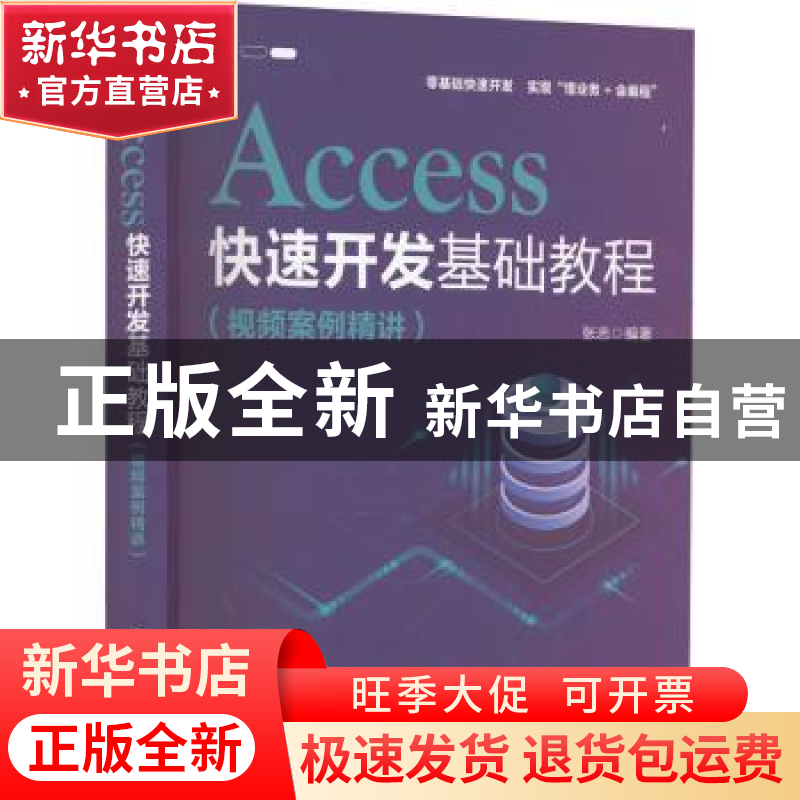 正版 Access快速开发基础教程(视频案例精讲) 张志 电子工业出版