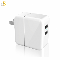 D8双USB接口充电器4.8A适用于iPhone8/SE2/11苹果7/X小米手机快充插头荣耀安卓OPPO华为iPad