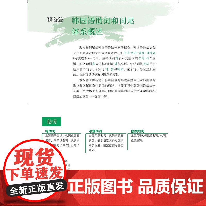 新韩国语能力考试语法大纲解析和实战训练(初级)新韩语 topik考试高清大图