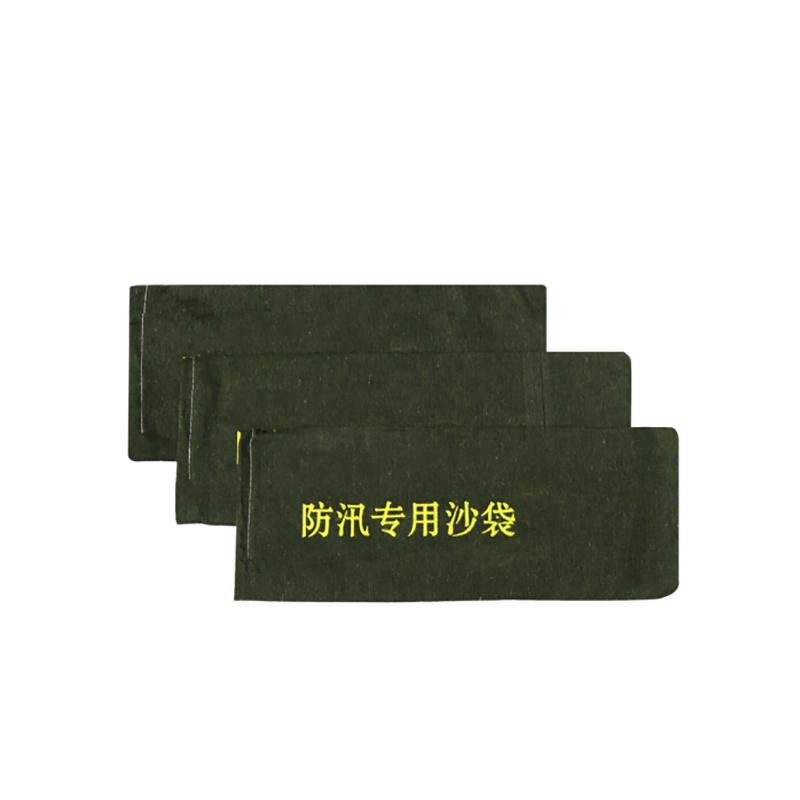 消防防护用品 消防防洪防汛抗洪救灾帆布沙包袋70*25CM (不含沙)军绿色