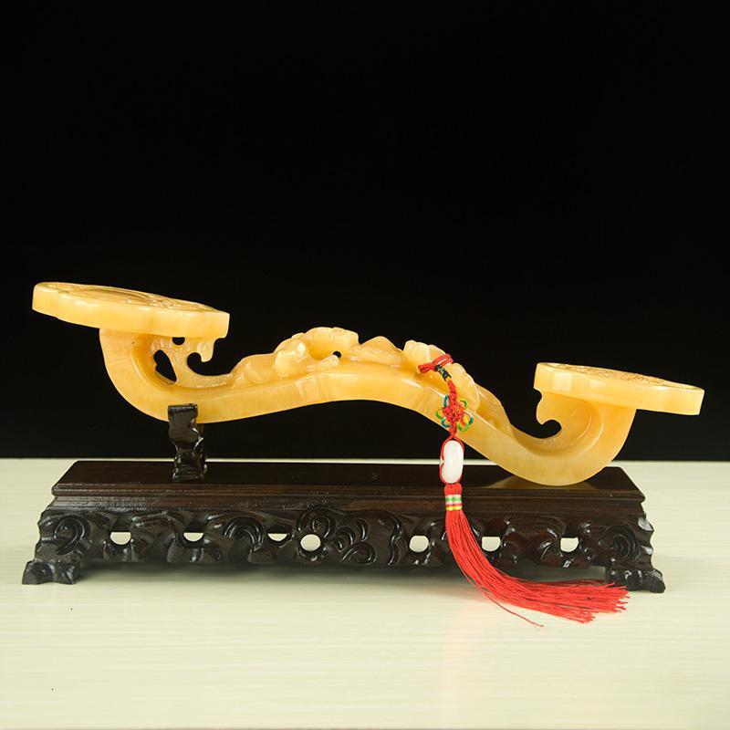 家柏饰corated玉如意摆件玉如意客厅玄关摆设开业乔迁送礼