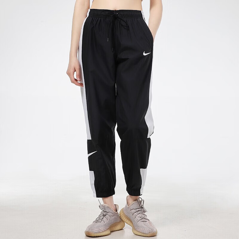 nike耐克裤子女春夏新款运动裤潮流休闲裤薄款束脚宽松直筒梭织快干dc