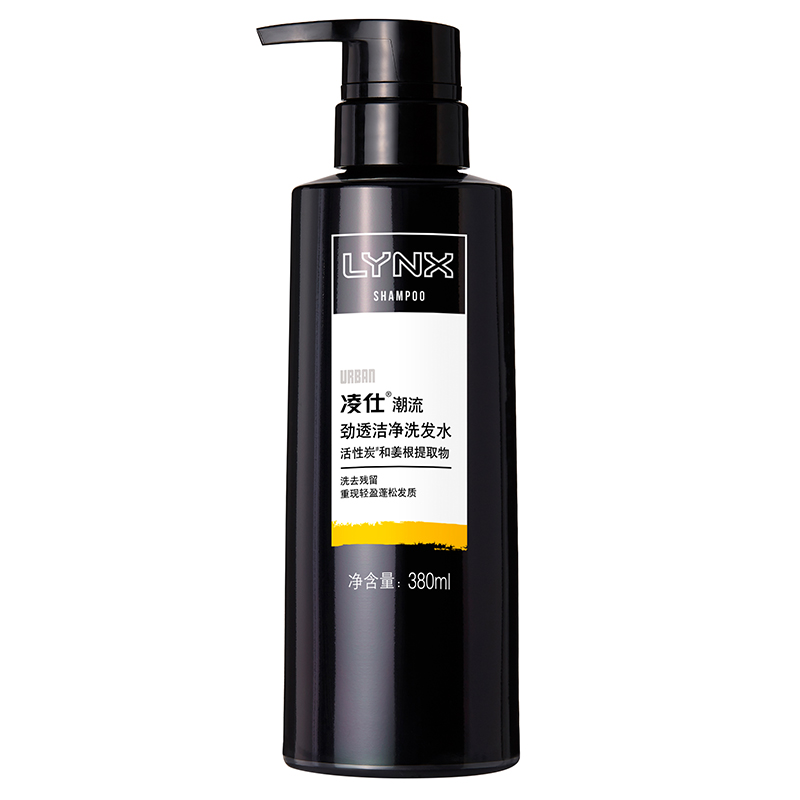 凌仕(LYNX)劲透洁净控油洗发露380ml[联合利华]高清大图