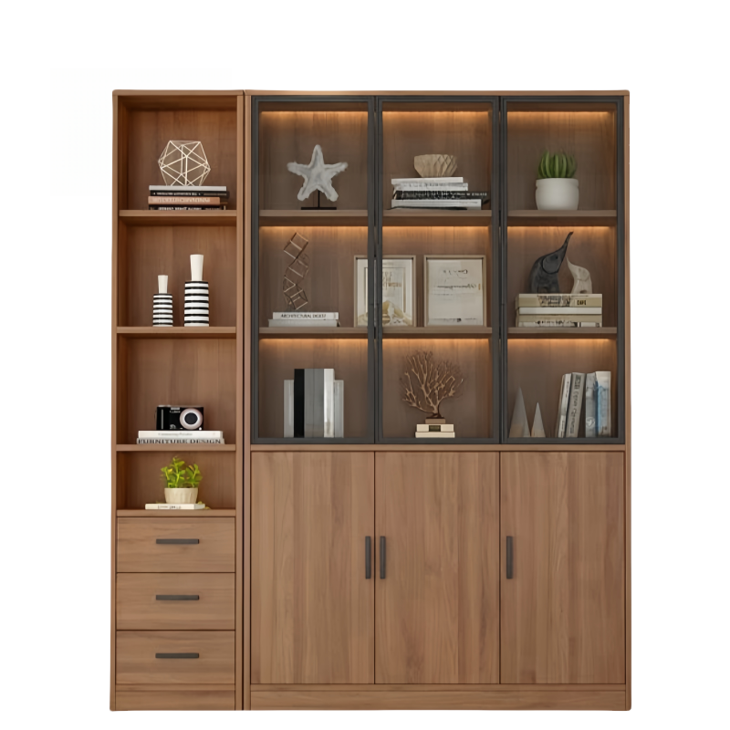 蕃蒂办公书柜1.6米台高清大图