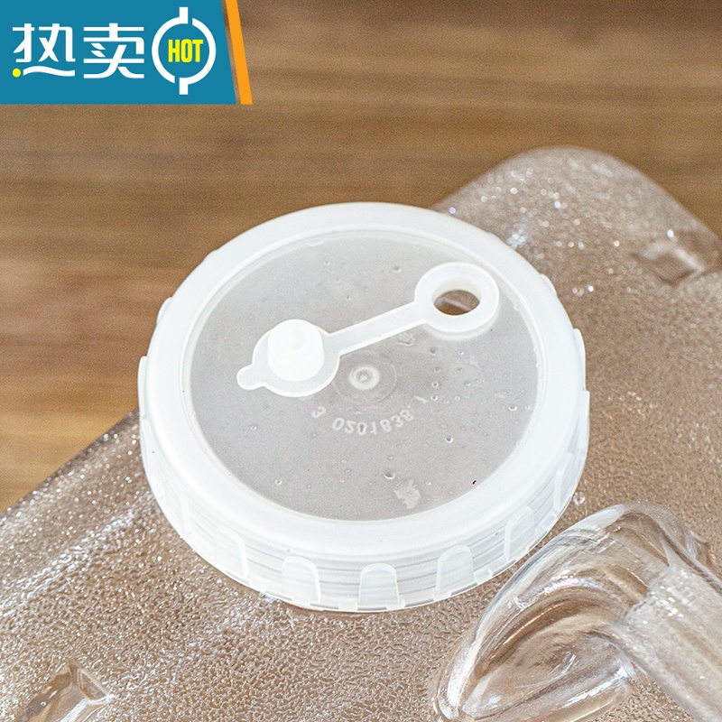 敬平加厚PC车载户外纯净水桶家用塑料矿泉水桶大口可清洗储水箱 白色15升[立式][带龙头] +有孔盖+刷子高清大图