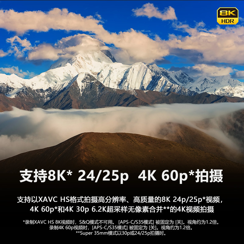 索尼(SONY)Alpha 7R V 新一代全画幅微单相机™双影像画质旗舰 约6100万有效像素(ILCE-7RM5/α7R V)