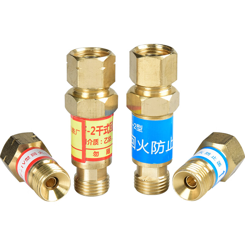3M 铜HF-2乙炔干式回火器氧气表用回火阀防止器焊割炬用防回火装置 氧气回火器(表用)