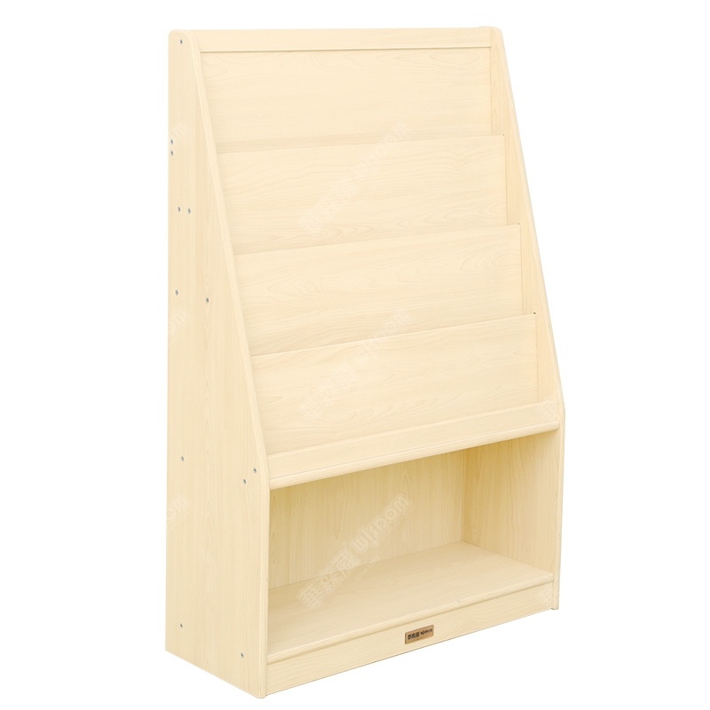 华森葳儿童家具 单格立式中空柜 高直立图书柜 图书柜高清大图