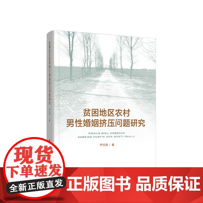 2024新版 贫困地区农村男性婚姻挤压问题研究 尹旦萍著 人民出版社高清大图