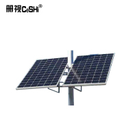 册视太阳能4g监控系统GB28281协议140w太阳能 4g-140w套