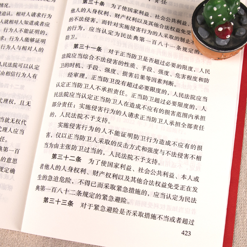 [正版]民法典2023年版适用大全 中华人民共和国民法典新修订 学习法律基础知识书籍 及相关司法解释汇编 新版理解与适用