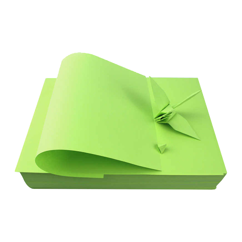 旗胜 复印纸绿色100张 A4 包高清大图