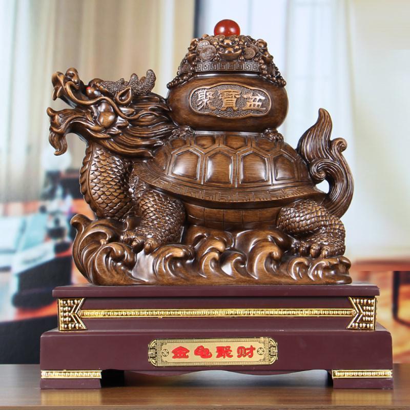 美帮汇龙龟摆件金龟工艺品家居装饰品酒柜办公室客厅开业礼品高清大图