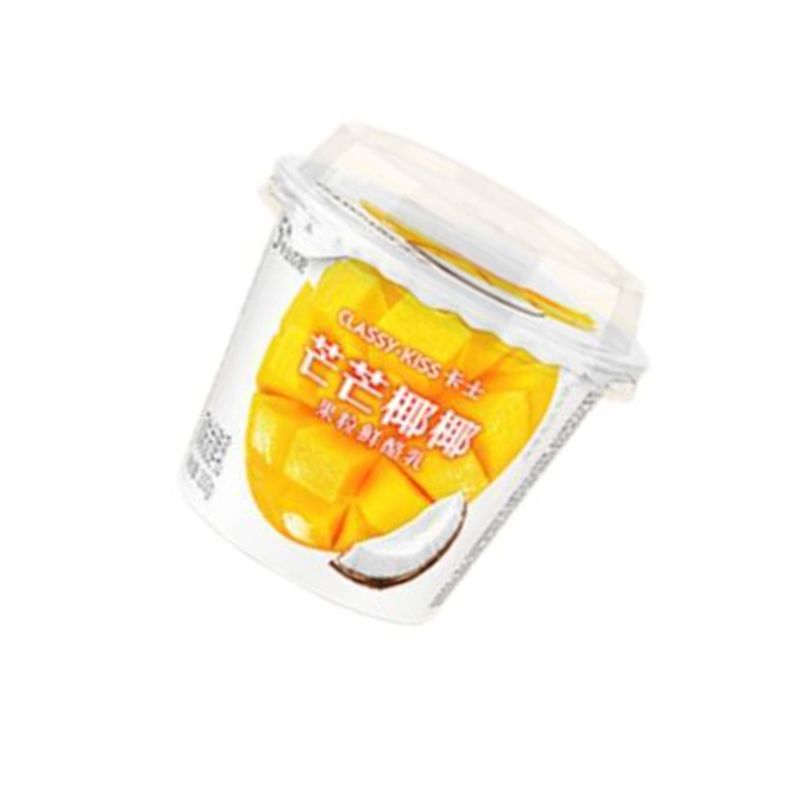 卡士 芒芒椰椰果粒鲜酪乳 100g*18杯 箱高清大图