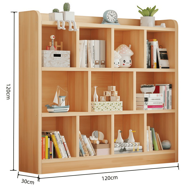 鑫木樽书架120*30*120cm个高清大图