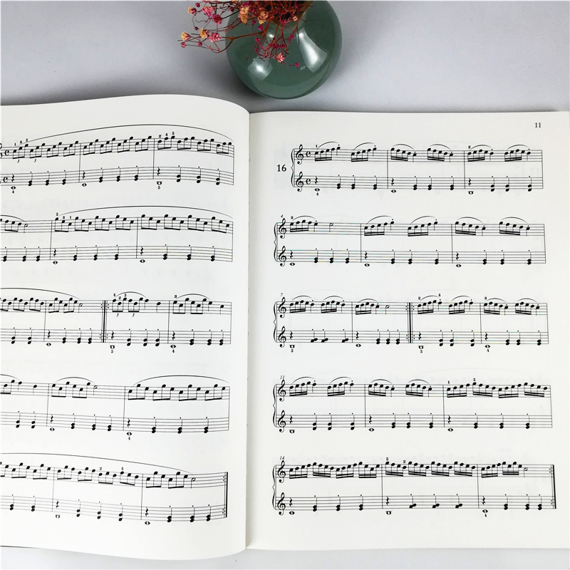 车尔尼钢琴初级练习曲 [正版]新版 车尔尼钢琴初级练习曲 作品599 江晨大字版大音符钢琴初步教程幼儿童成人钢琴实用教学高清大图