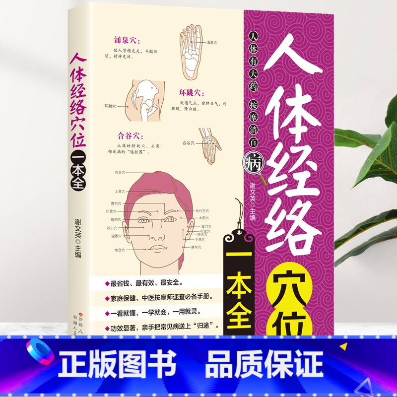 【官方正版】人体经络穴位一本全 【正版】 人体经络穴位一本全 中医经络穴位书籍 图解手法人体经络使用手册 中医养生经络书
