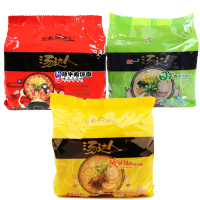 统一汤达人袋面5连包*3 日式豚骨酸辣豚骨拉面韩式辣牛肉面 混装 速食泡面，口味自选可以留言