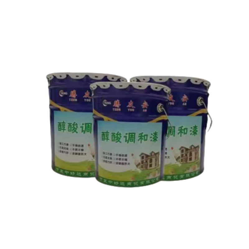腾友安/醇酸调和漆/红色 3公斤/桶高清大图