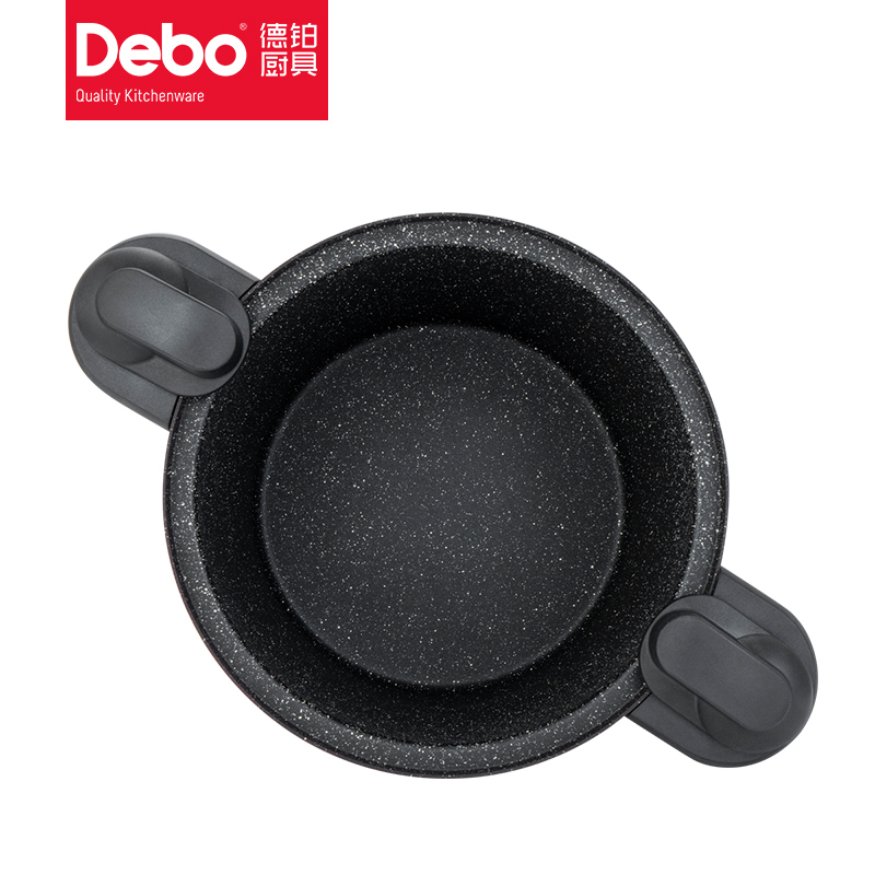 德铂(Debo) 不锈钢锅 锅具格兰杰麦饭石微压力锅DEP-751
