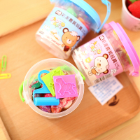 得力deli文具7022彩泥套装儿童玩具手工diy制作彩色橡皮泥12色混装幼儿园学生彩色橡皮泥附模型工具