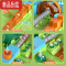 真智力小贝历险记儿童益智思维训练玩具轨道滚珠走珠大冒险筑路迷宫弹珠 水上乐园大闯关(标配2珠)彩盒