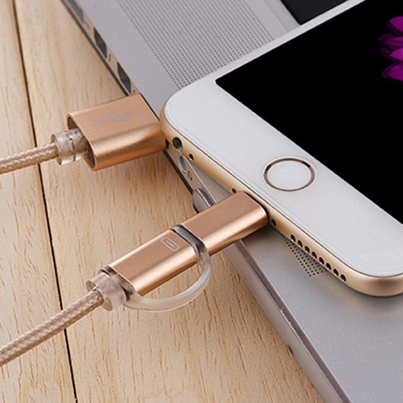 汽车手机充电线数据线车家两用手机1m苹果安卓电源线