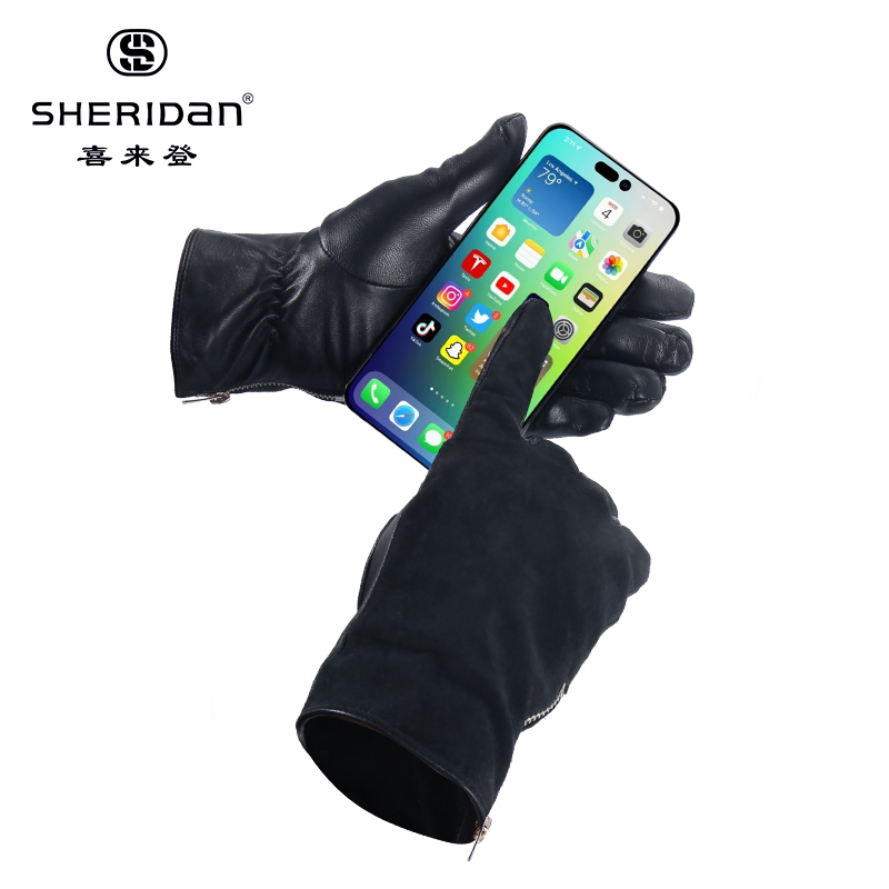 喜来登SHERIDAN女士加绒手套NL231202S高清大图