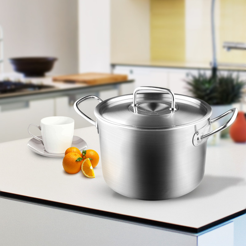 KMW汤锅捍卫者健康汤锅FA KMWHF240001 德锅具品牌品质 24cm大容量汤桶 保温时间长 绒光工艺 易清洗高清大图