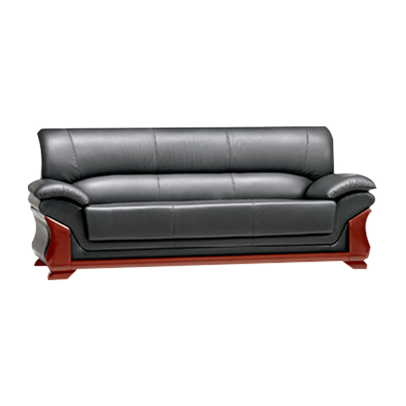 匡大 办公沙发牛皮商务沙发三人位KD-E035高清大图