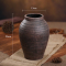 中式复古陶罐花瓶插花器花盆家居土培干花客厅装饰摆件仿古土陶