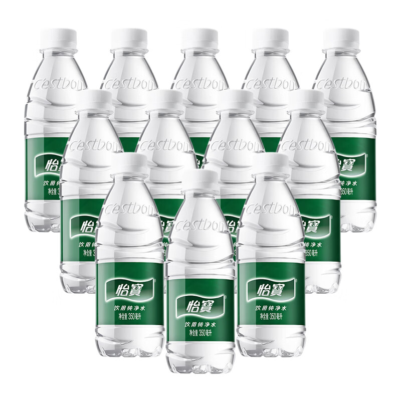 怡宝饮用水纯净水350ml*12瓶高清大图