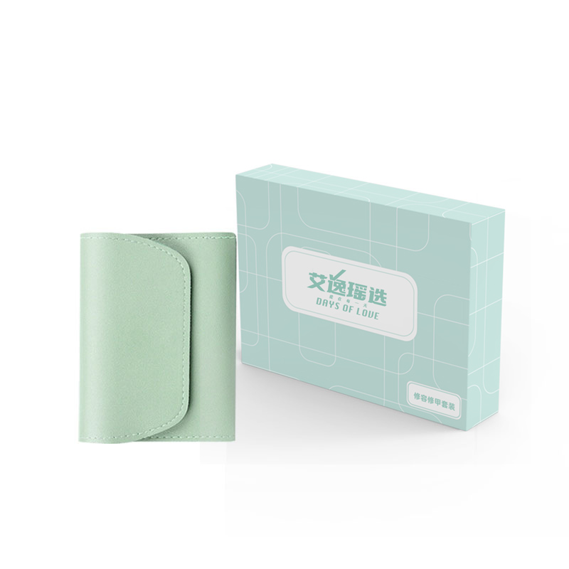 艾逸瑶选 茱莉亚马卡龙修容修甲工具17件套 GJ-8015高清大图