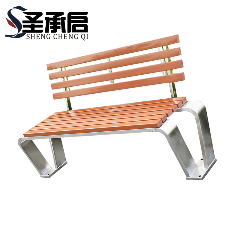 圣承启 不锈钢公园长椅 2米 张高清大图