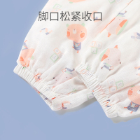 欧孕夏季长裤春夏新款装防蚊裤宝宝儿童透气舒适灯笼裤轻薄款裤子